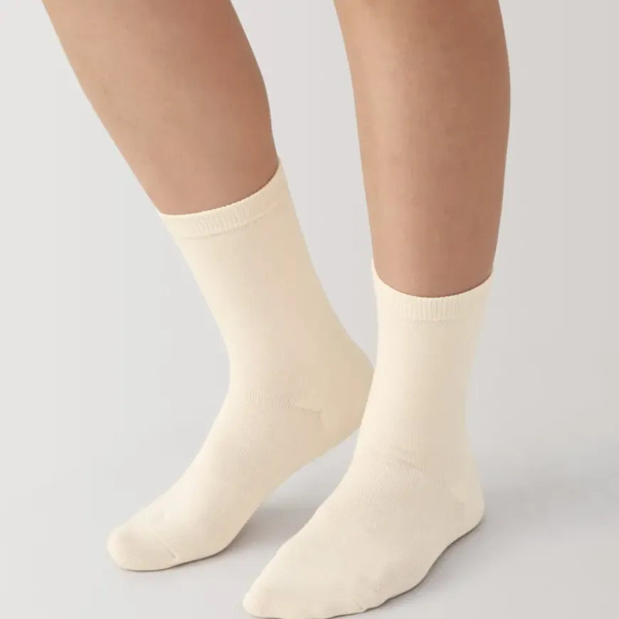 Right Angle Loose Top Socks