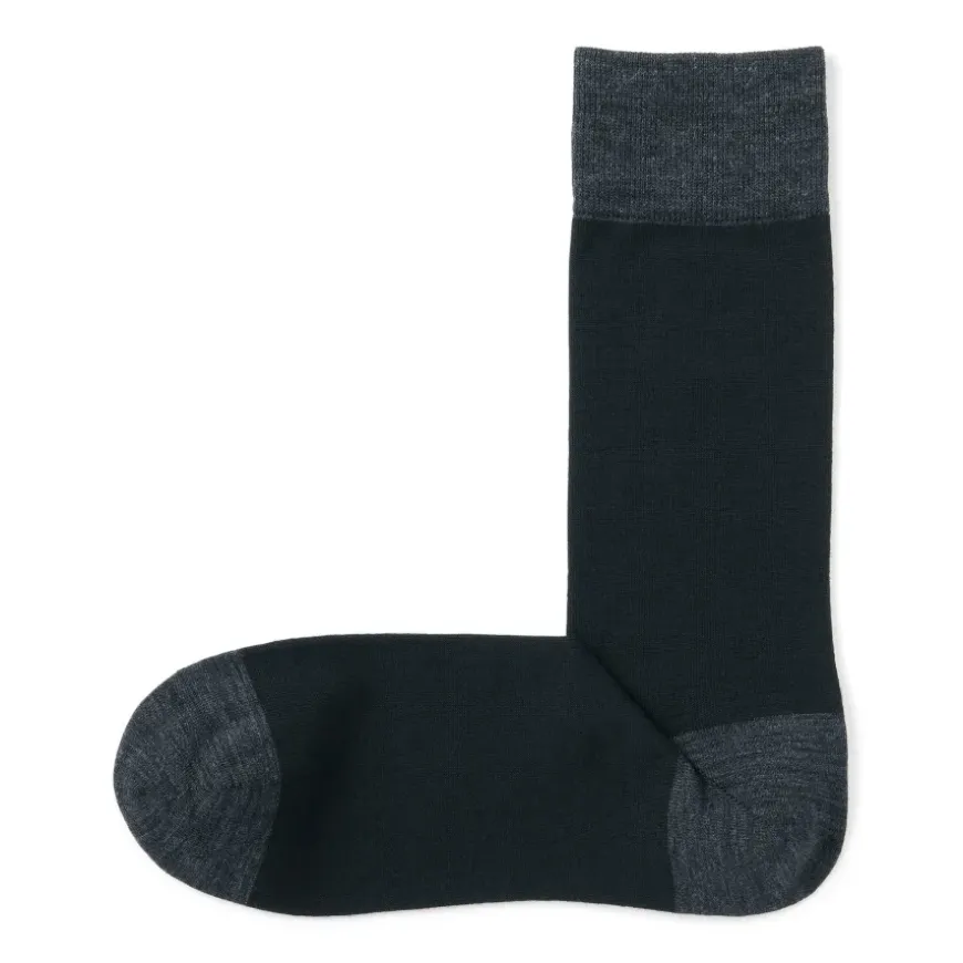Right Angle Lustrous Wool Mix Thin Socks