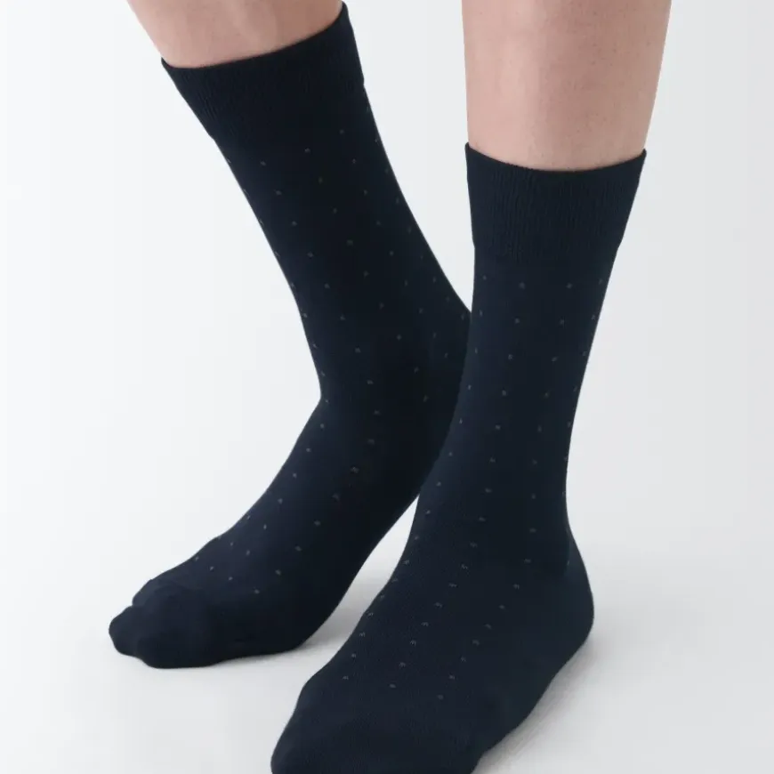 Right Angle Patterned Business Socks