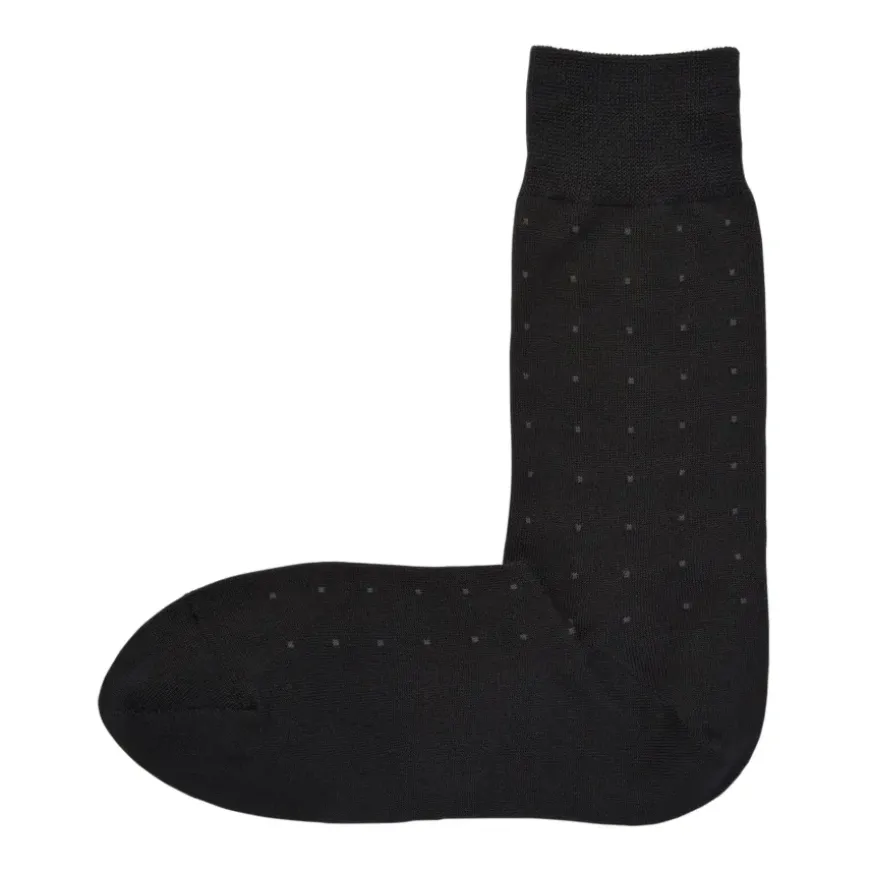 Right Angle Patterned Business Socks
