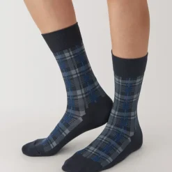 Right Angle Patterned Business Socks