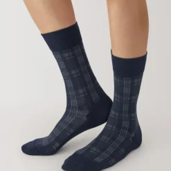 Right Angle Patterned Business Socks