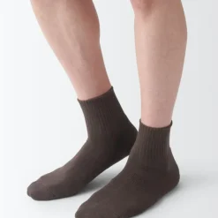 Right Angle Pile Short Socks