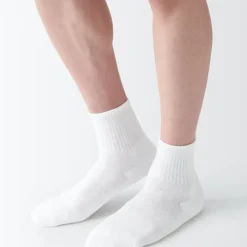 Right Angle Pile Short Socks