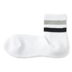Right Angle Pile Short Socks