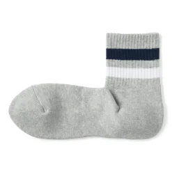 Right Angle Pile Short Socks
