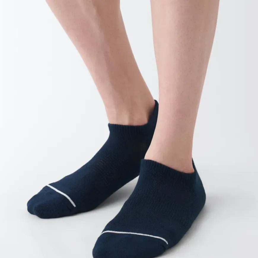 Right Angle Pile Sneaker Socks 25-29cm