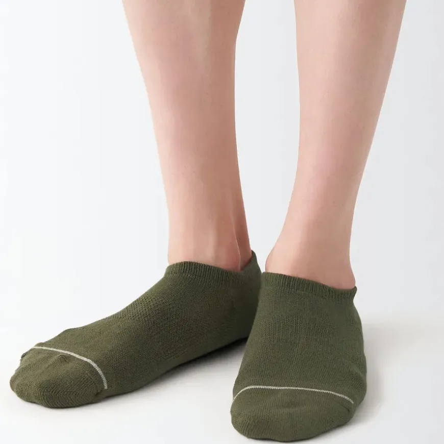 Right Angle Pile Sneaker Socks