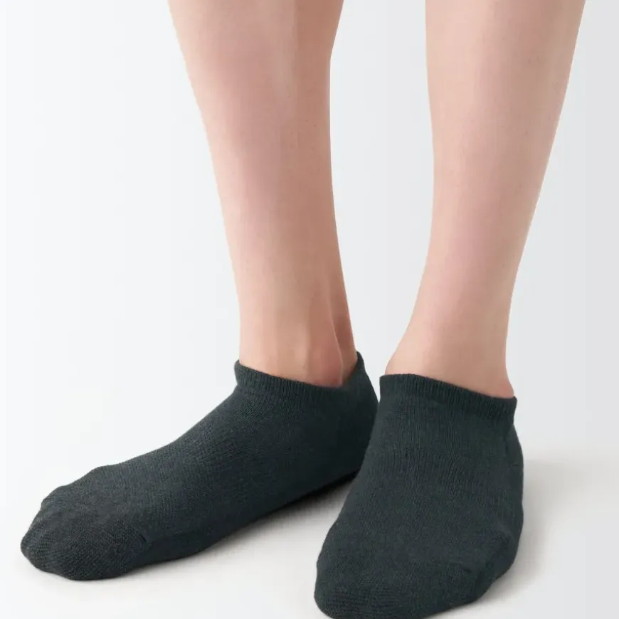 Right Angle Pile Sneaker Socks 23-30cm