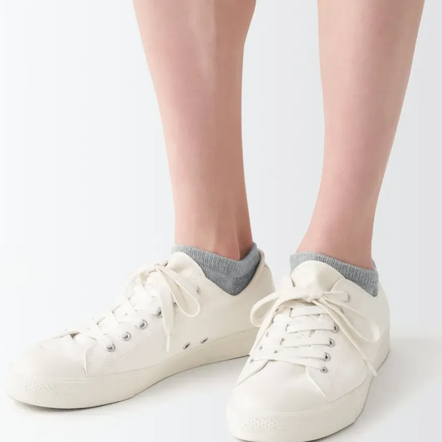 Right Angle Pile Sneaker Socks 23-30cm