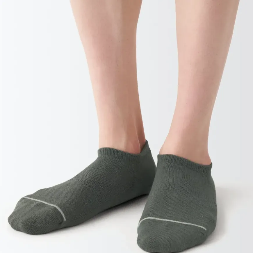 Right Angle Pile Sneaker-In Socks 23-30cm