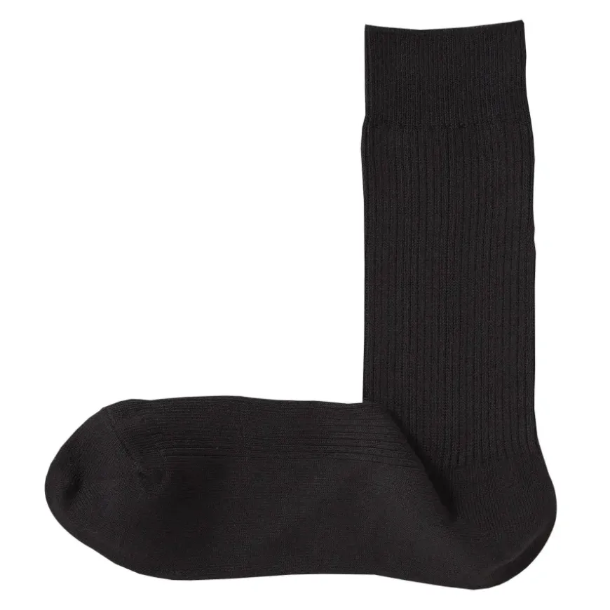 Right Angle Ribbed Socks