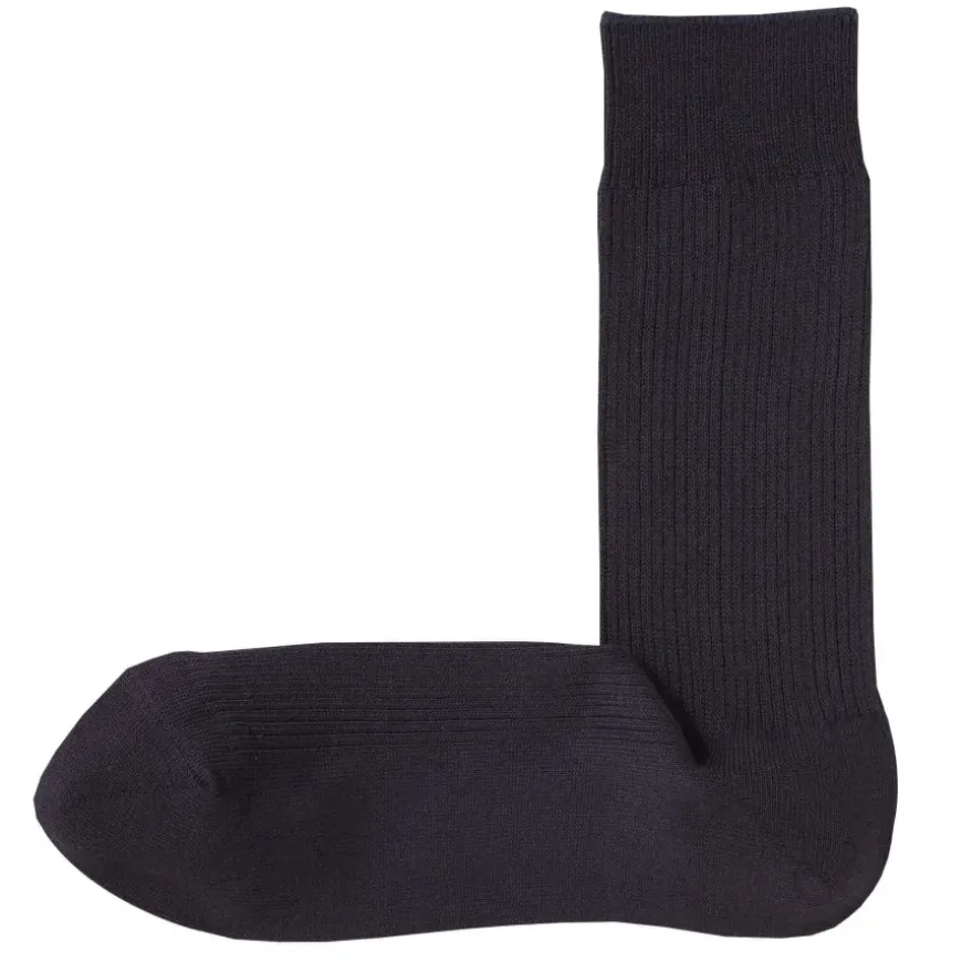 Right Angle Ribbed Socks