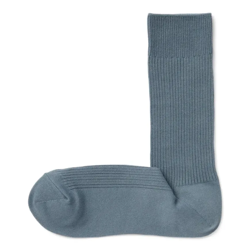 Right Angle Ribbed Socks