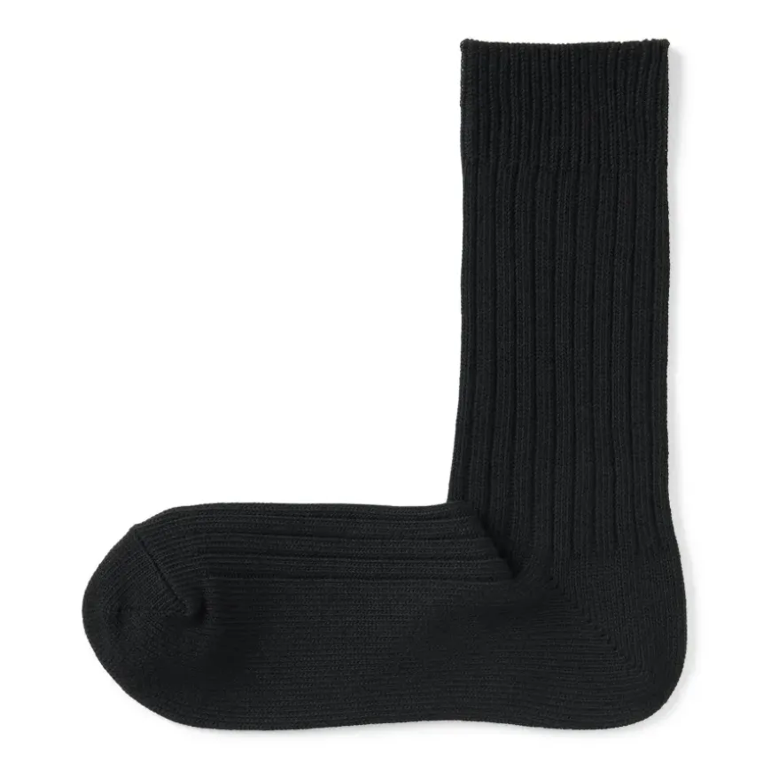 Right Angle Ribbed Thick Socks