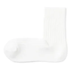 Right Angle Ribbed Thick Short Socks