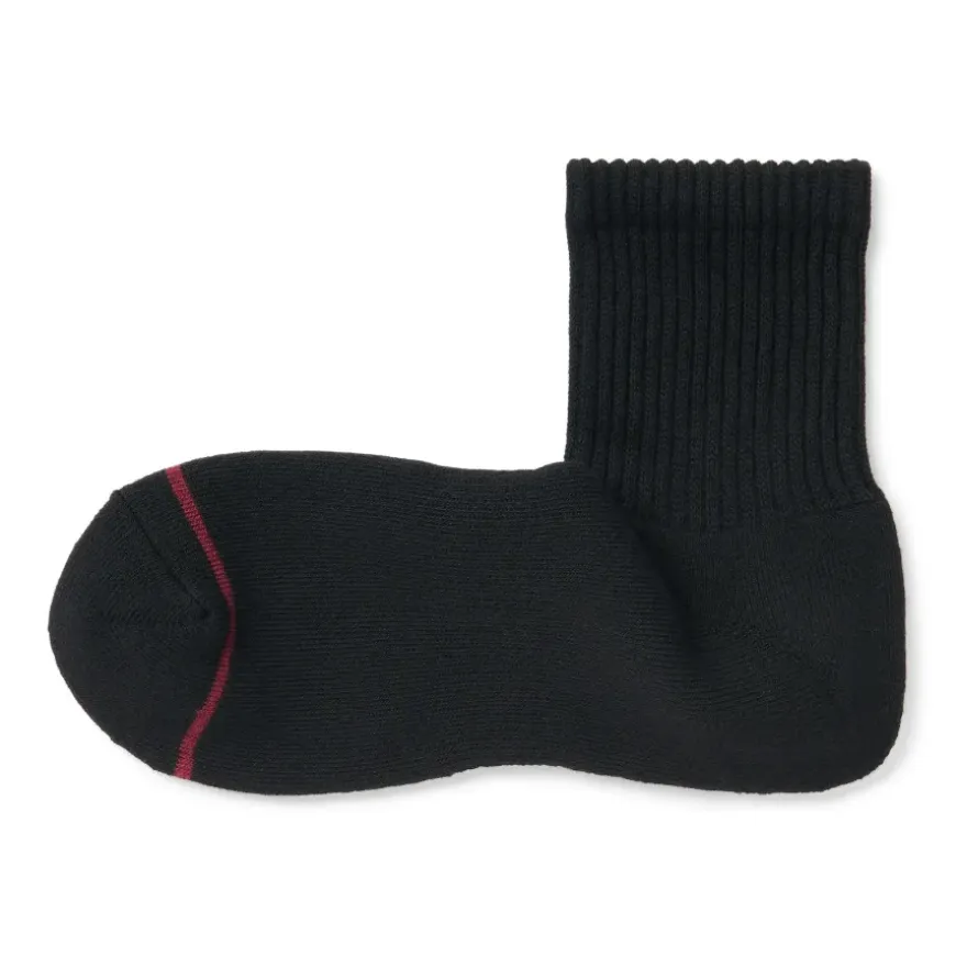 Right Angle Warm Cotton Blend Thick Short Socks