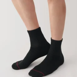 Right Angle Warm Cotton Blend Thick Short Socks