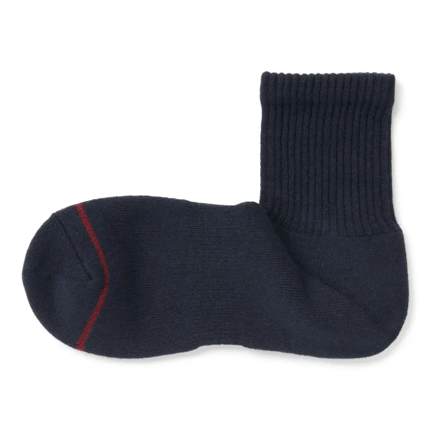 Right Angle Warm Cotton Blend Thick Short Socks
