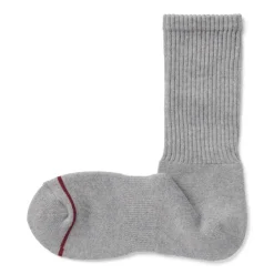 Right Angle Warm Cotton Blend Thick Crew Socks
