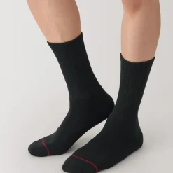 Right Angle Warm Cotton Blend Thick Crew Socks