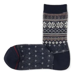 Right Angle Warm Pattern Socks