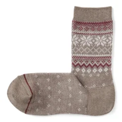 Right Angle Warm Pattern Socks
