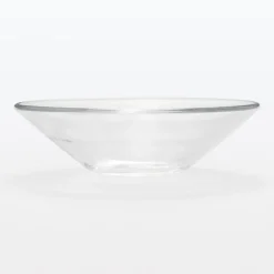 Soda Glass Shallow Bowl - Small