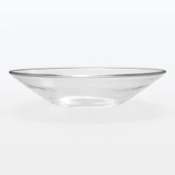Soda Glass Shallow Bowl - Large