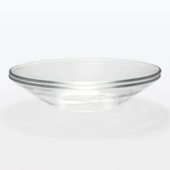 Soda Glass Shallow Bowl - Large
