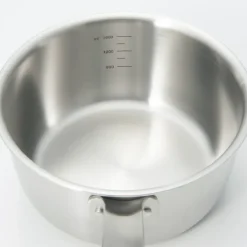 Stainless Aluminium 3-Layer Steel Saucepan 2.1 Qt