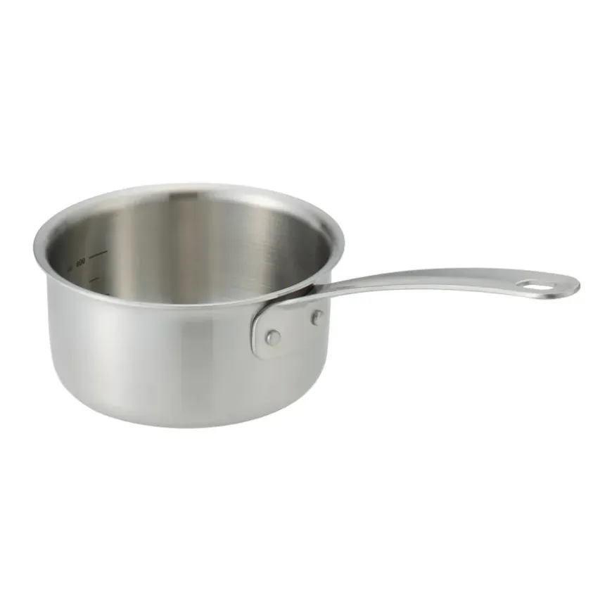 Stainless Aluminium 3-Layer Steel Milk Pan 1.05 Qt