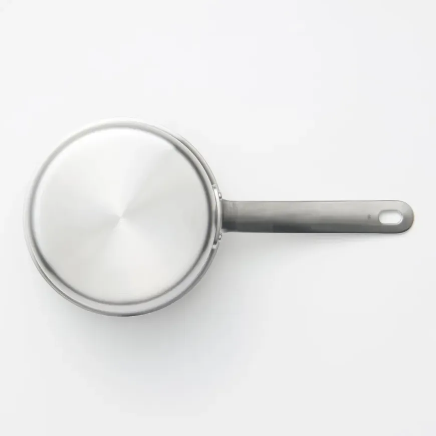Stainless Aluminium 3-Layer Steel Milk Pan 1.05 Qt
