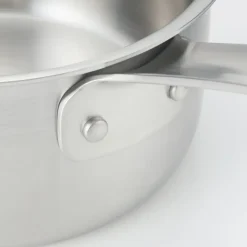 Stainless Aluminium 3-Layer Steel Milk Pan 1.05 Qt