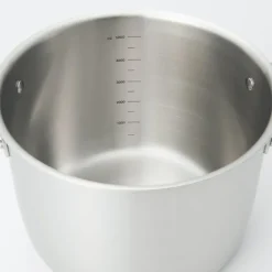Stainless Aluminium 3-Layer Steel Saucepot 6.3 Qt