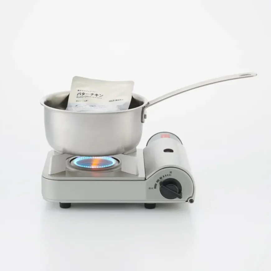 Stainless Aluminium 3-Layer Steel Saucepan 1.6 Qt