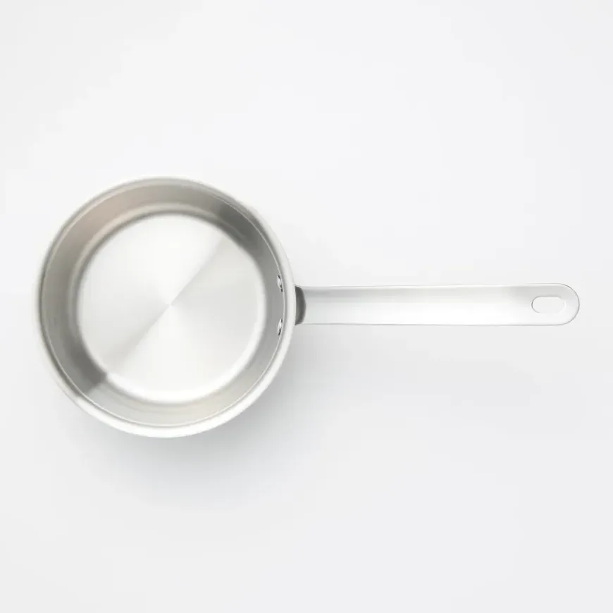 Stainless Aluminium 3-Layer Steel Saucepan 1.6 Qt