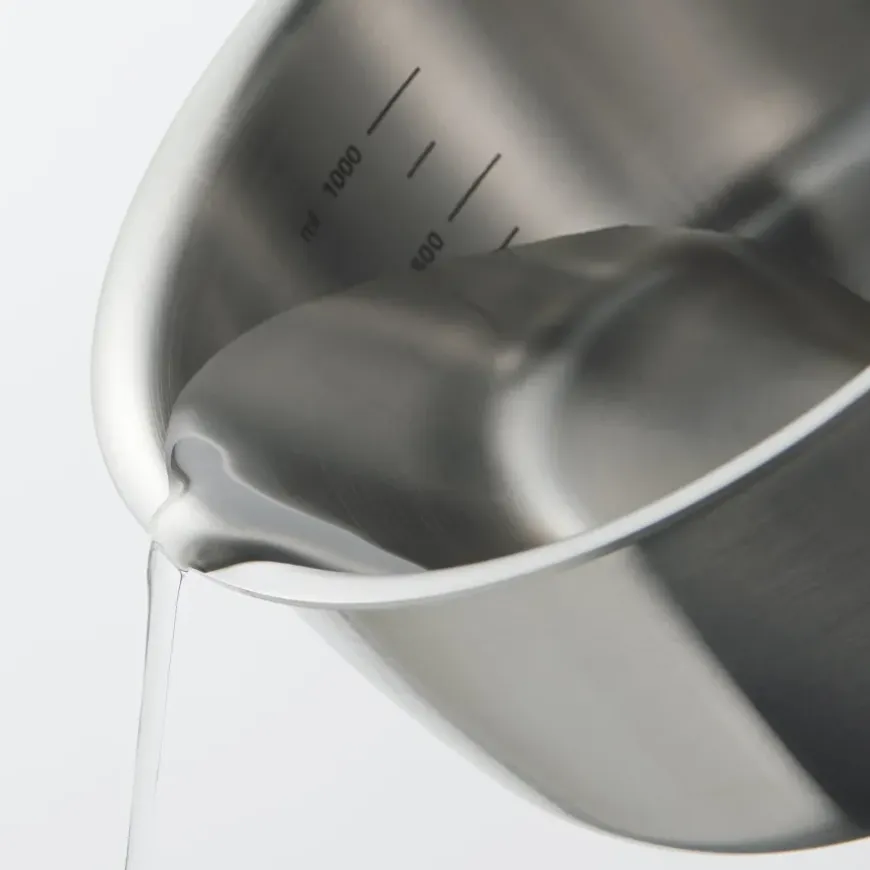 Stainless Aluminium 3-Layer Steel Saucepan 1.6 Qt