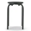 Steel Pipe Stacking Stool - Dark Gray