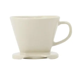 Stoneware Coffee Dripper - Gray Beige