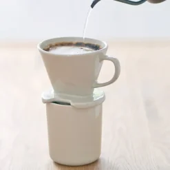 Stoneware Coffee Dripper - Gray Beige