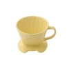 Stoneware Coffee Dripper - Light Yellow