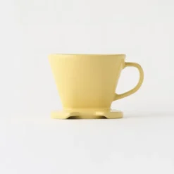 Stoneware Coffee Dripper - Light Yellow