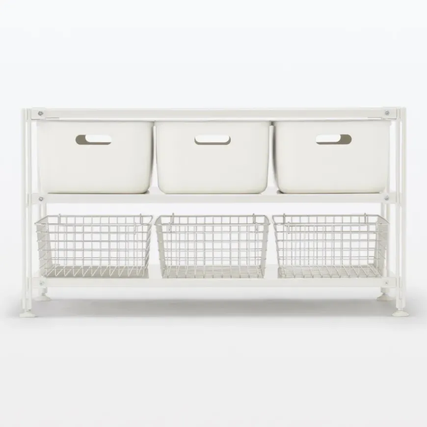 SUS Shelving Unit - Light Gray - Wide - Mini