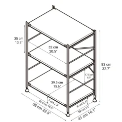 SUS Shelving Unit - Oak - Regular - Small