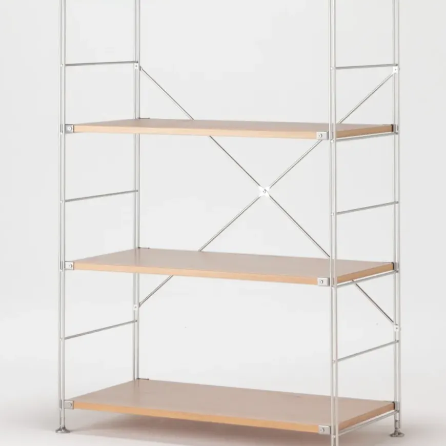 SUS Shelving Unit - Oak - Wide - Medium