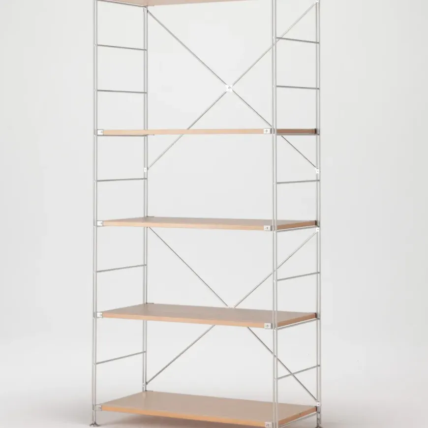 SUS Shelving Unit - Oak - Wide - Large