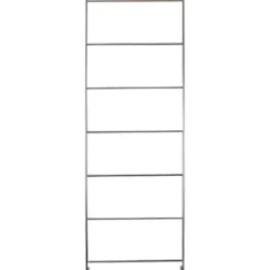 SUS Shelving Unit Additional Frame - Stainless Steel / Oak - Medium