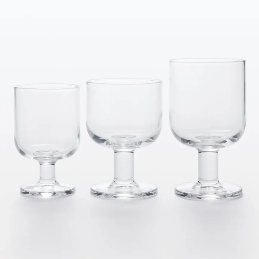 Tempered Glass Stemmed Glass - Small