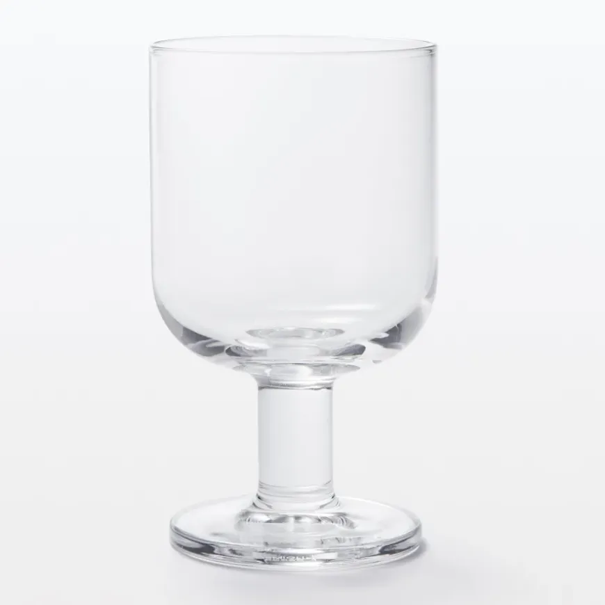 Tempered Glass Stemmed Glass - Medium